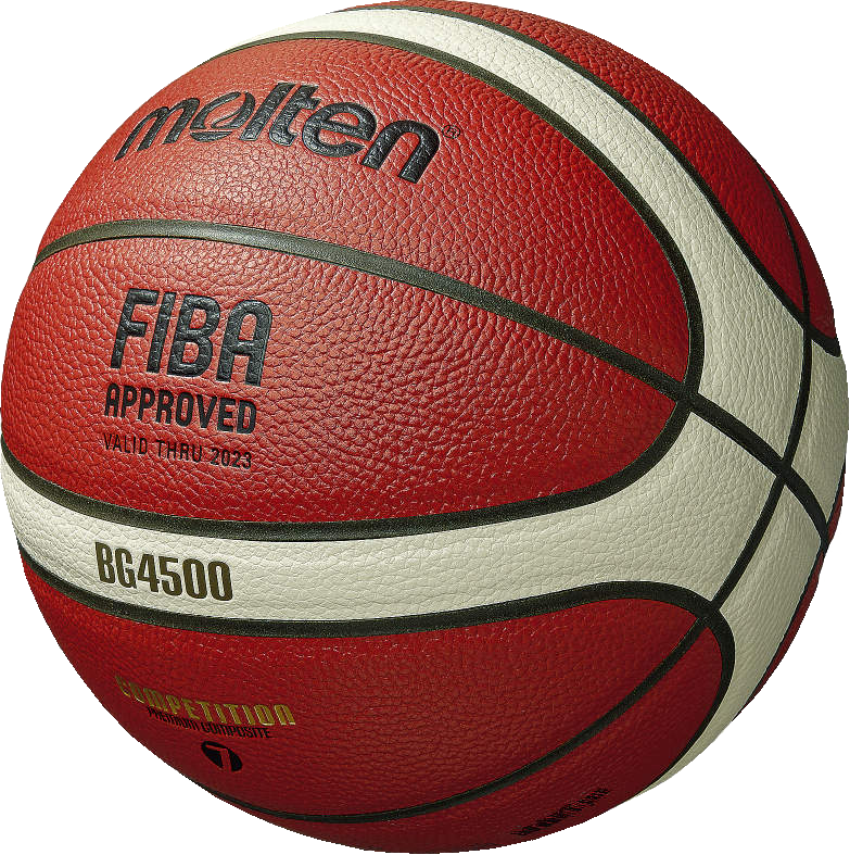 Molten BG4500 Basketball 12 Panel Premium Composite Leather (Indoor) - Official Ball of the Super League Basketball