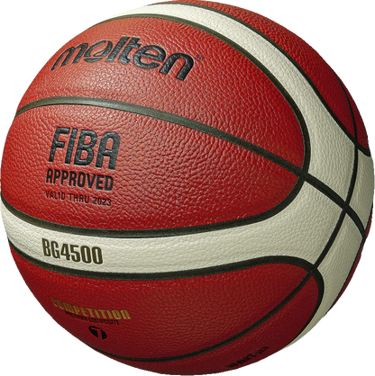 Molten BG4500 Basketball 12 Panel Premium Composite Leather (Indoor) - Official Ball of the Super League Basketball