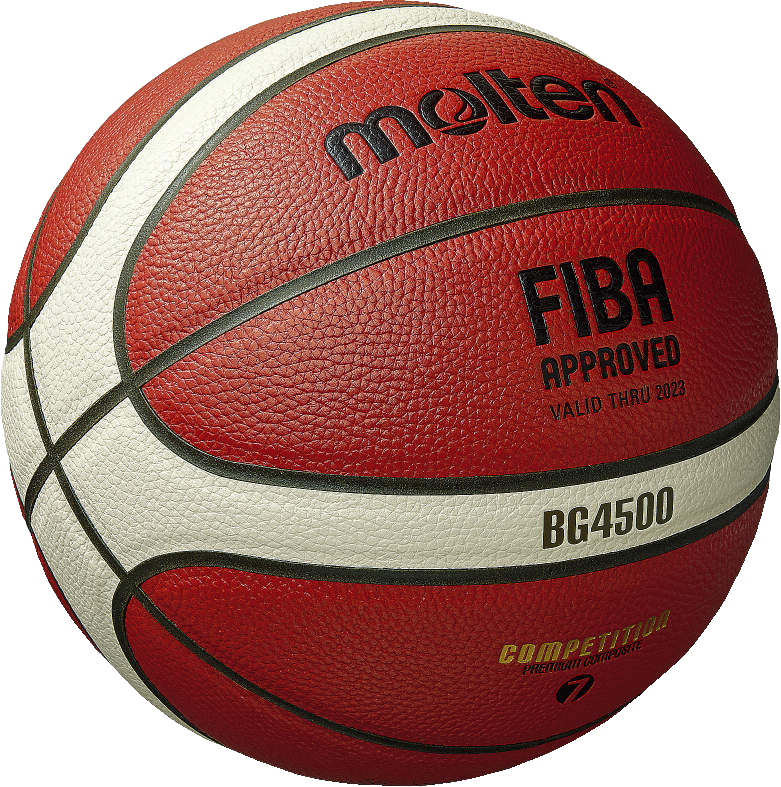 Molten BG4500 Basketball 12 Panel Premium Composite Leather (Indoor) - Official Ball of the Super League Basketball