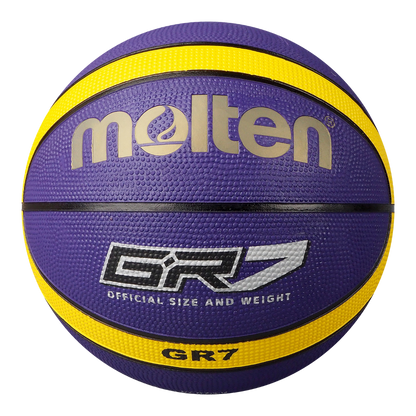 Molten BGR Rubber Basketball - Purple/Yellow